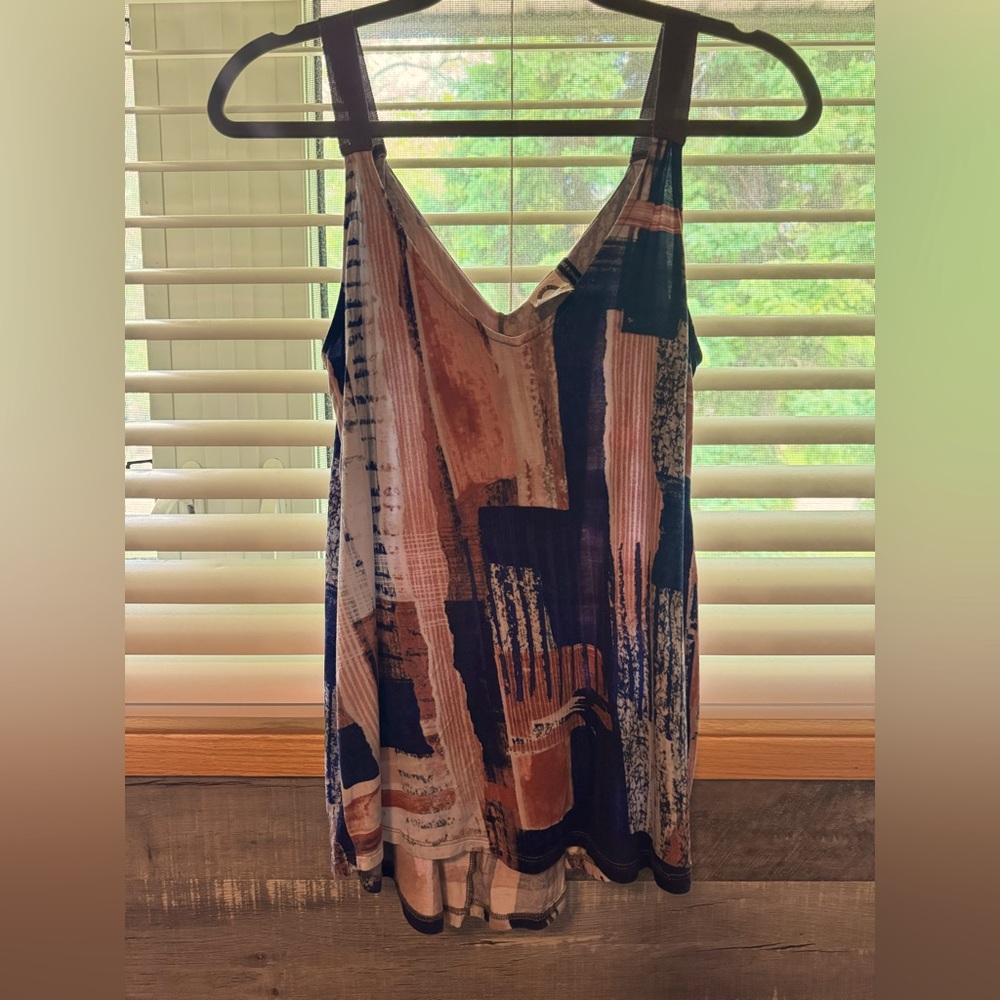 Anthropologie: Akemi + Kin Abstract Sleeveless Top